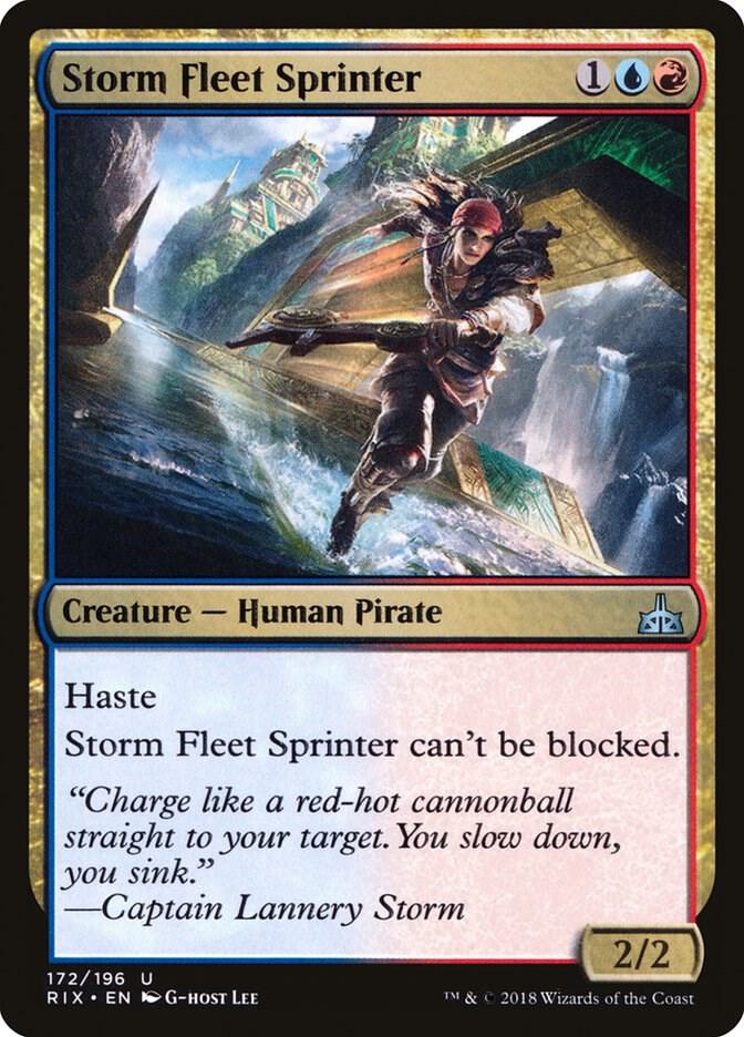 Storm Fleet Sprinter 172 card from Rivals of Ixalan