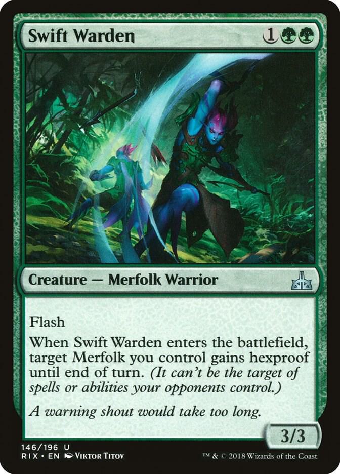 Swift Warden 146 card from Rivals of Ixalan