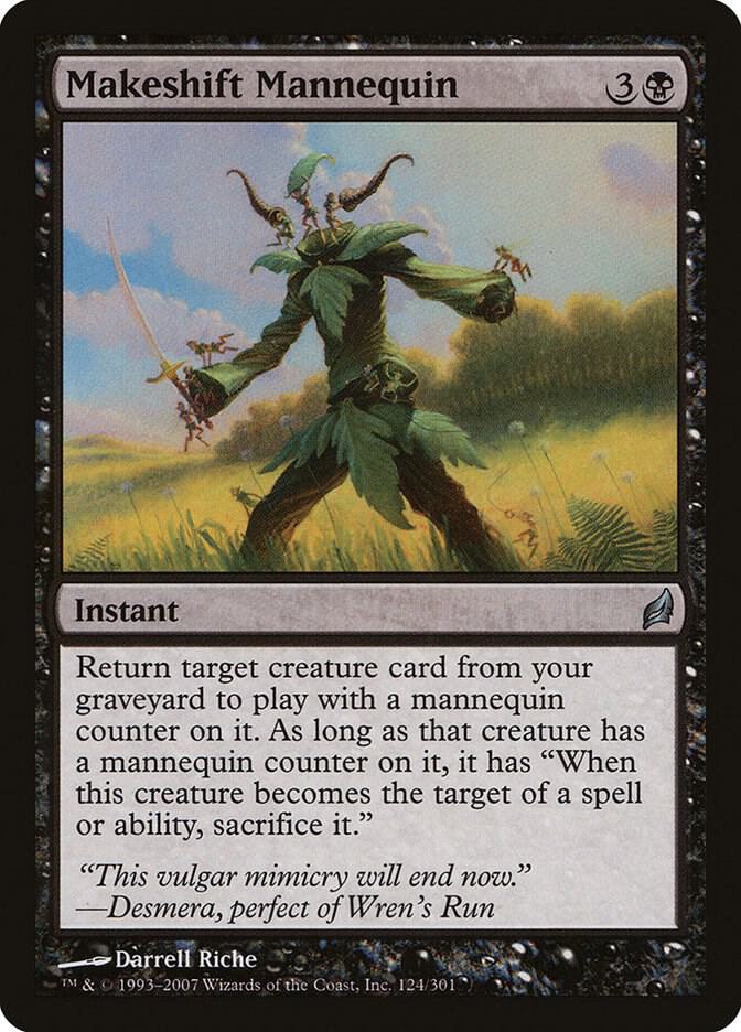 Makeshift Mannequin 124 card from Lorwyn