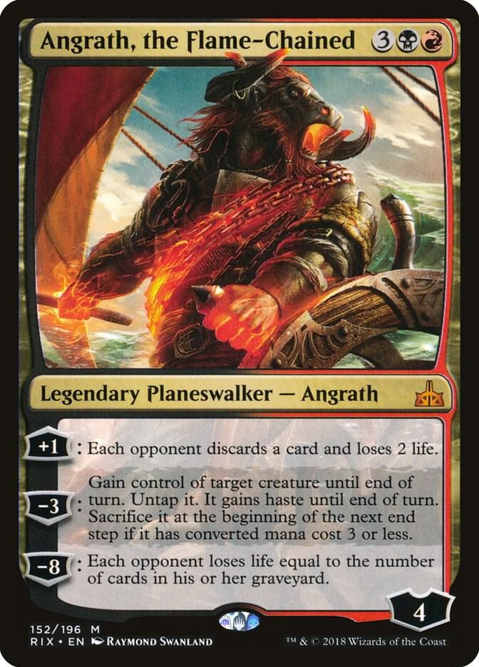 Angrath, the Flame-Chained 152 card from Rivals of Ixalan