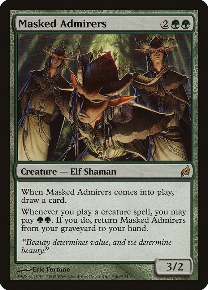 Masked Admirers 230 card from Lorwyn