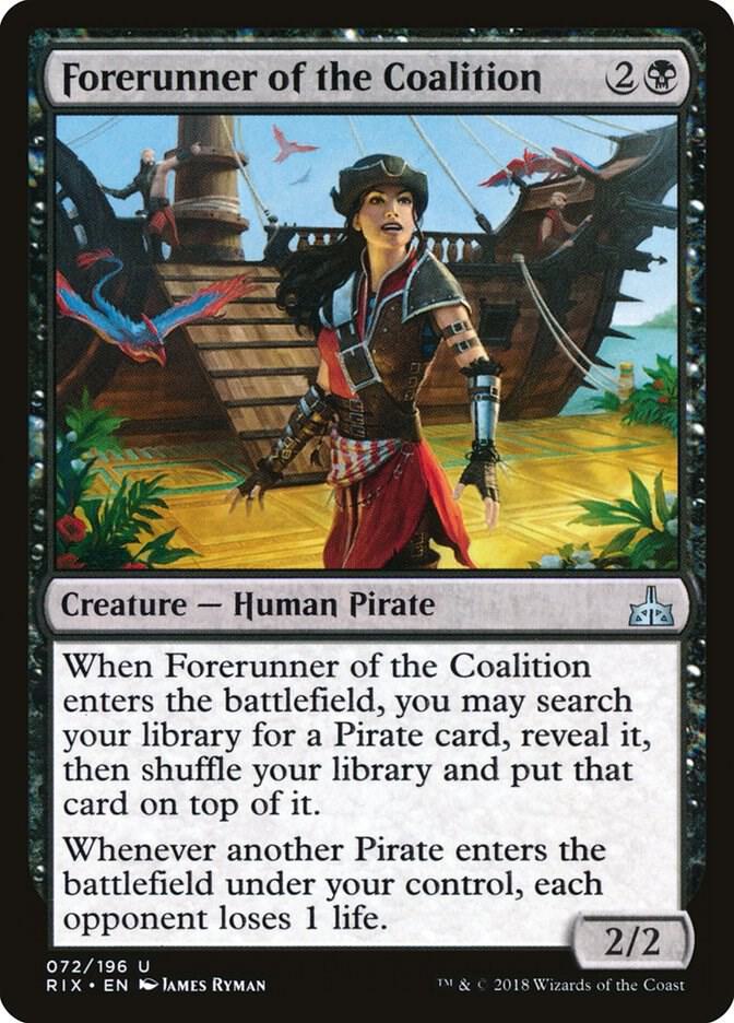 Forerunner of the Coalition 72 card from Rivals of Ixalan