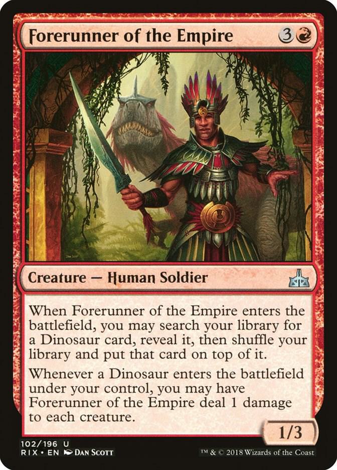 Forerunner of the Empire 102 card from Rivals of Ixalan
