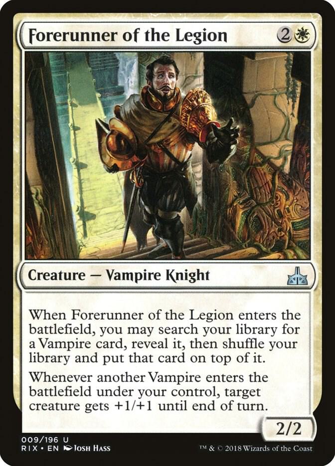 Forerunner of the Legion 9 card from Rivals of Ixalan