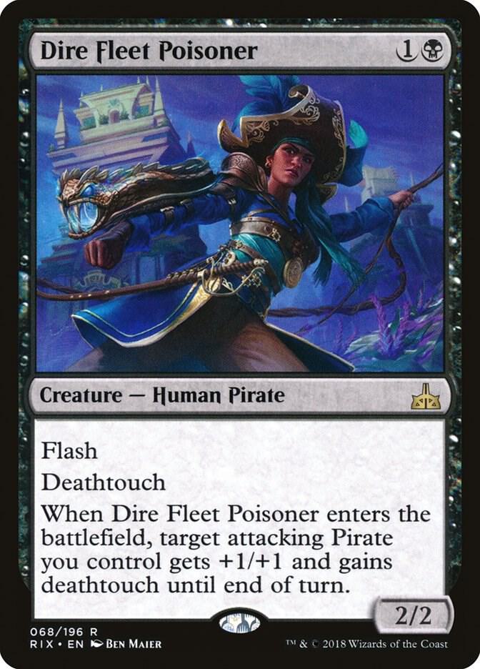 Dire Fleet Poisoner 68 card from Rivals of Ixalan