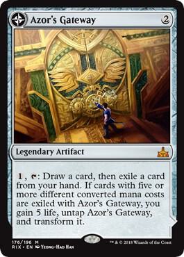 Azor's Gateway 176 card from Rivals of Ixalan