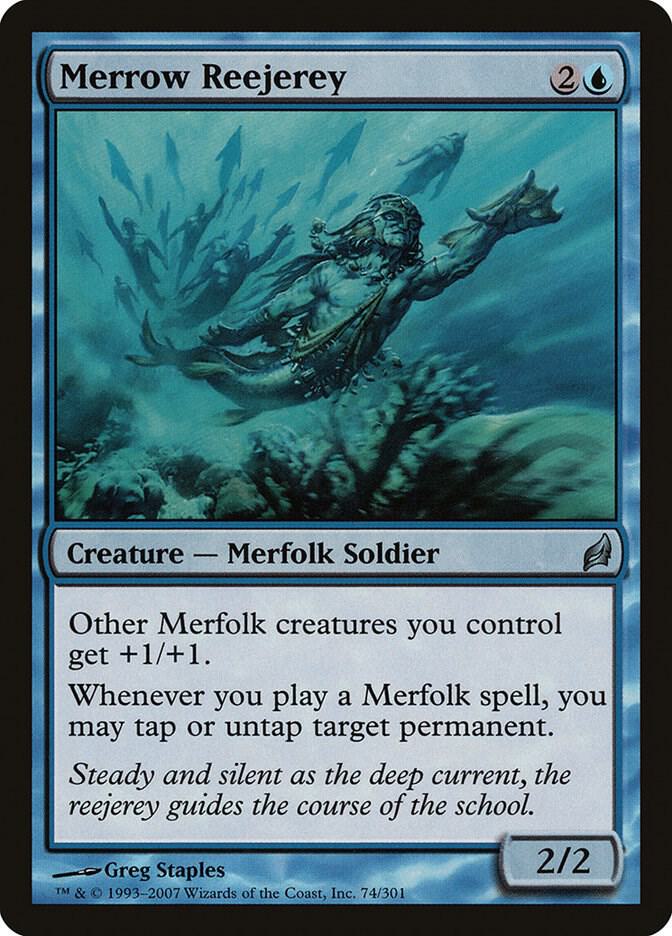 Merrow Reejerey 74 card from Lorwyn