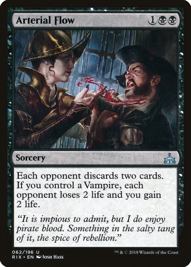 Arterial Flow 62 card from Rivals of Ixalan