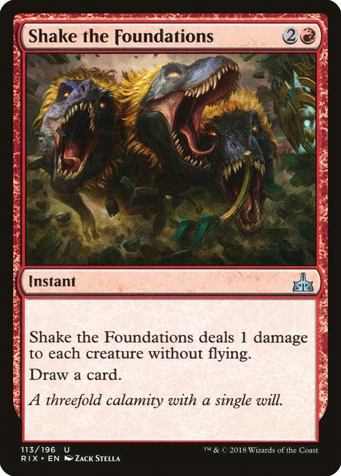 Shake the Foundations 113 card from Rivals of Ixalan