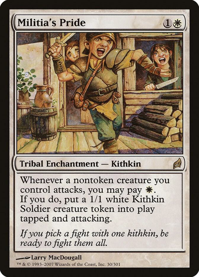 Militia's Pride 30 card from Lorwyn