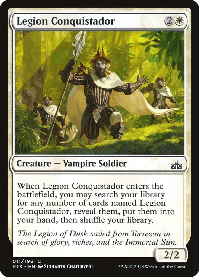 Legion Conquistador 11 card from Rivals of Ixalan