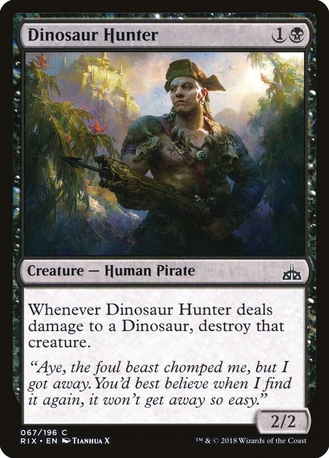 Dinosaur Hunter 67 card from Rivals of Ixalan