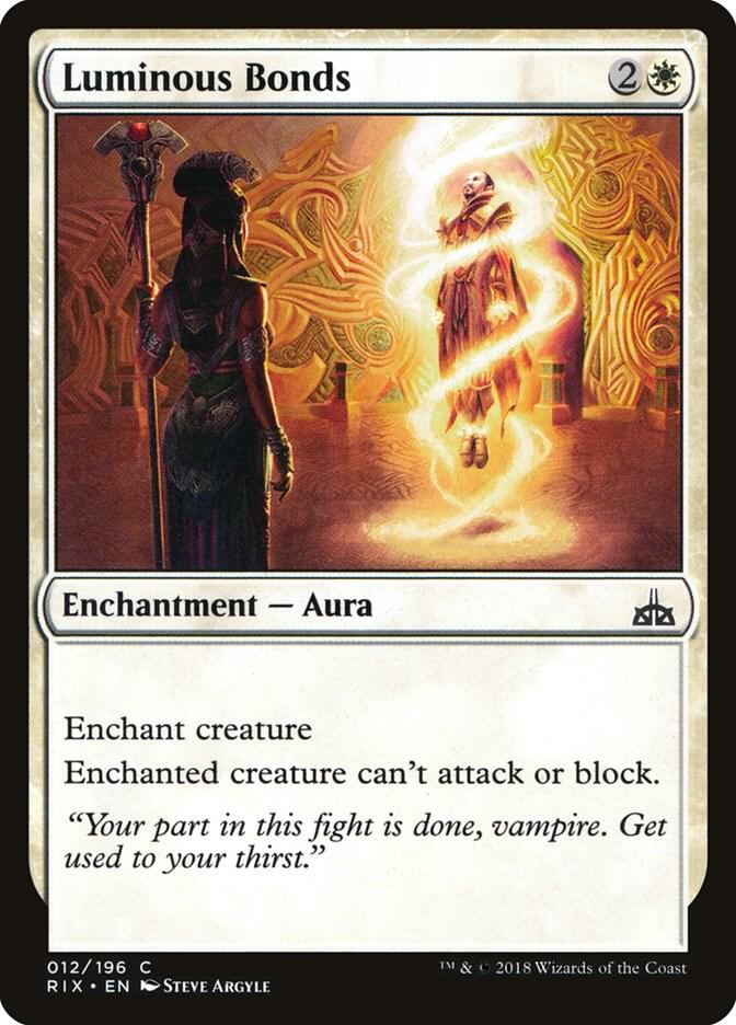 Luminous Bonds 12 card from Rivals of Ixalan