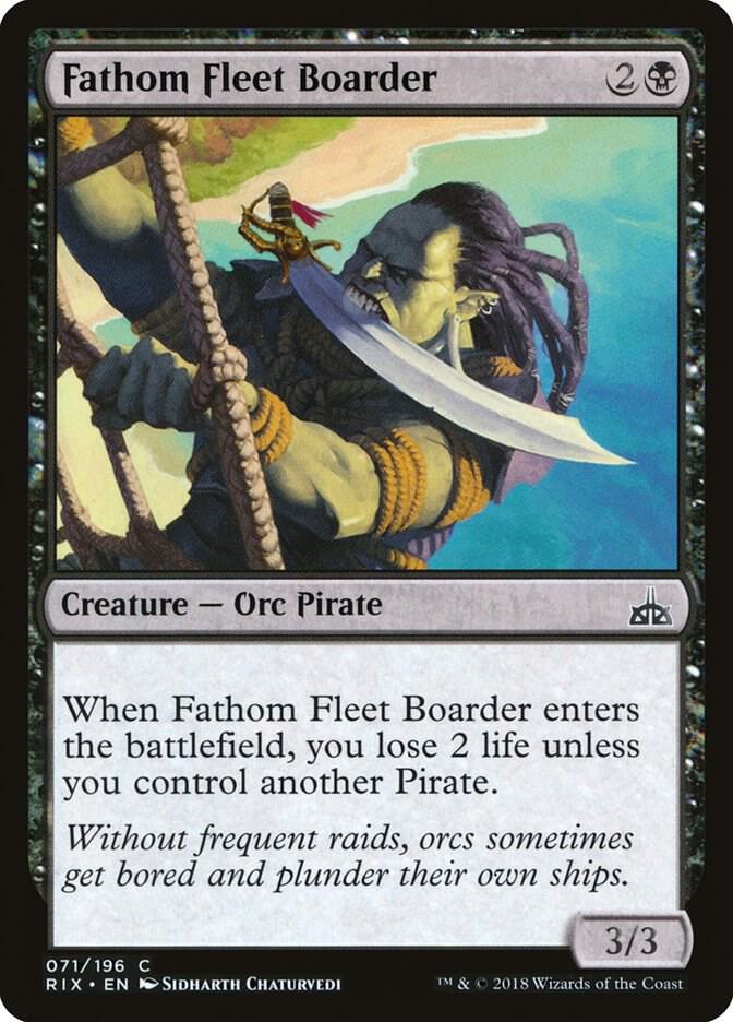 Fathom Fleet Boarder 71 card from Rivals of Ixalan