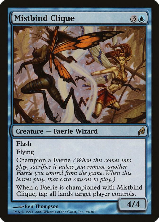 Mistbind Clique 75 card from Lorwyn