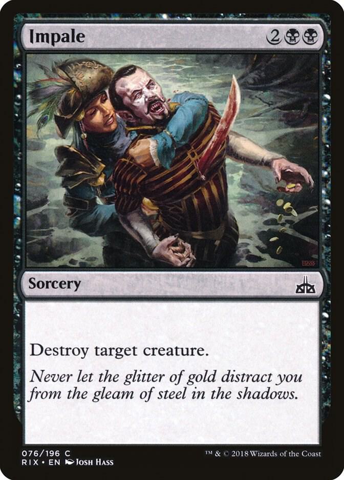 Impale 76 card from Rivals of Ixalan