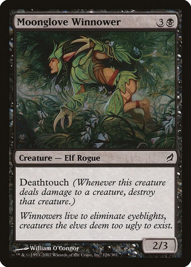 Moonglove Winnower 126 card from Lorwyn