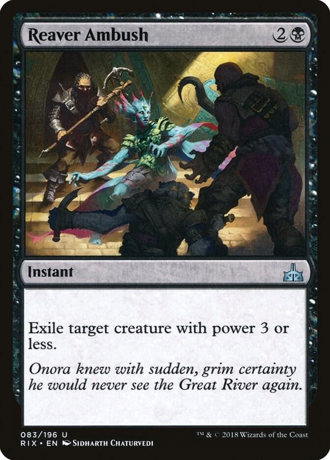 Reaver Ambush 83 card from Rivals of Ixalan
