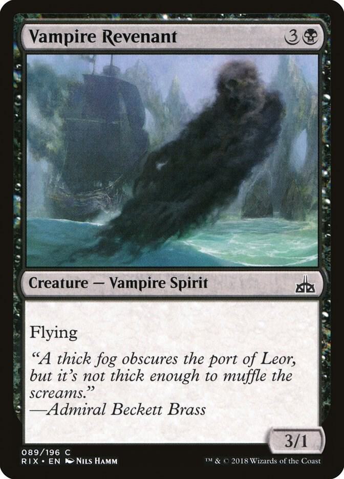 Vampire Revenant 89 card from Rivals of Ixalan