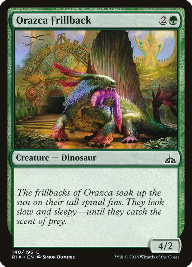 Orazca Frillback 140 card from Rivals of Ixalan