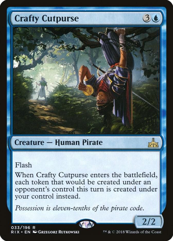 Crafty Cutpurse 33 card from Rivals of Ixalan