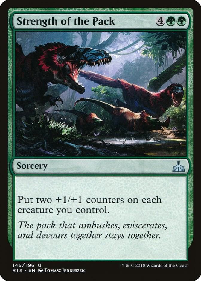 Strength of the Pack 145 card from Rivals of Ixalan