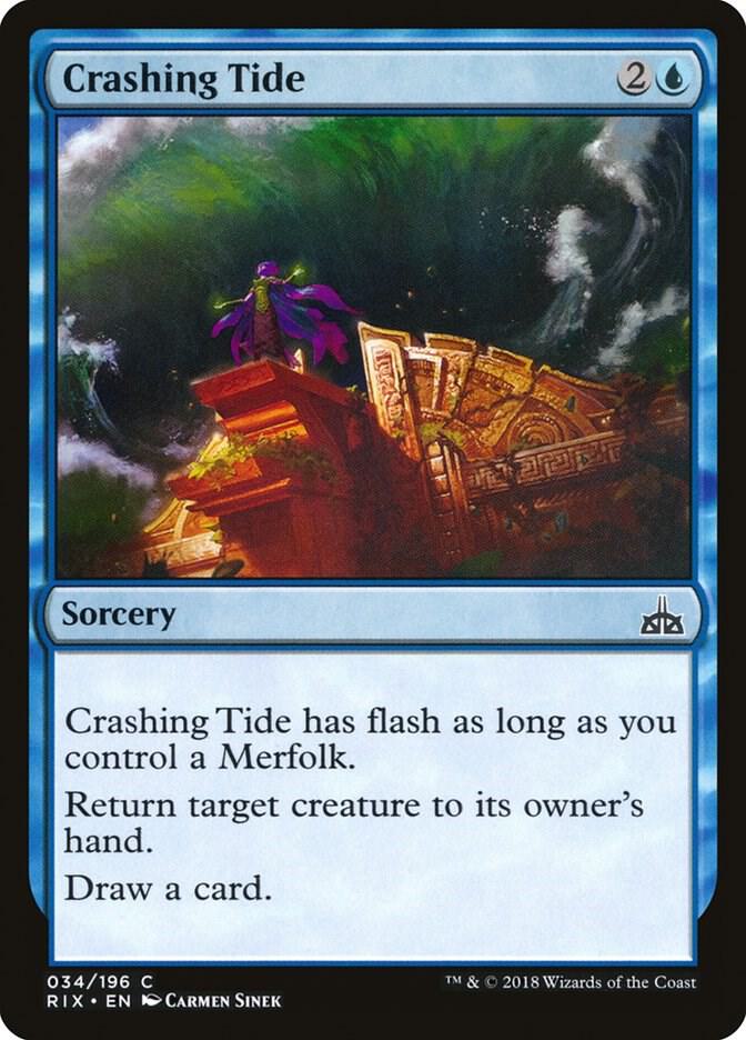Crashing Tide 34 card from Rivals of Ixalan
