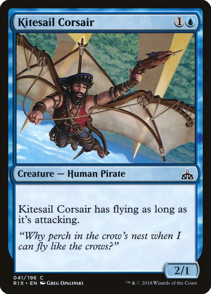 Kitesail Corsair 41 card from Rivals of Ixalan
