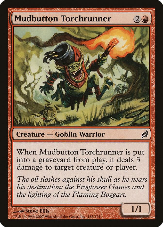Mudbutton Torchrunner 185 card from Lorwyn