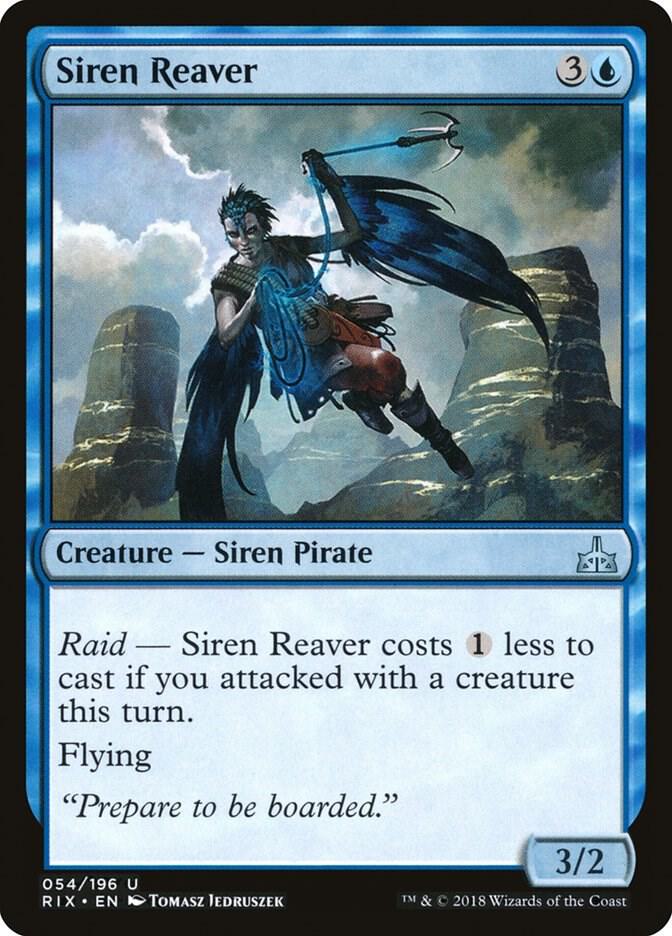 Siren Reaver 54 card from Rivals of Ixalan