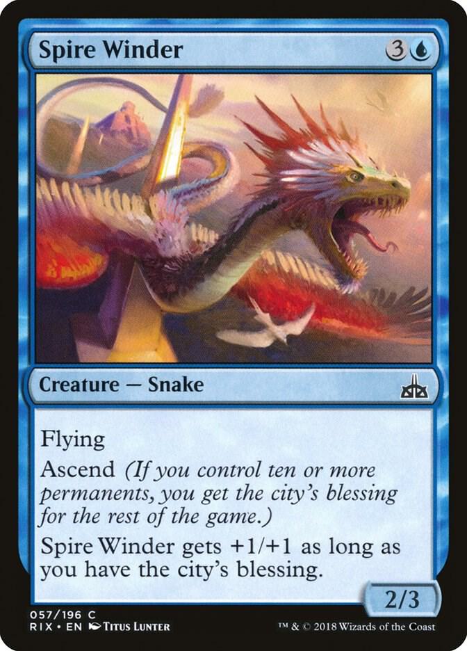 Spire Winder 57 card from Rivals of Ixalan