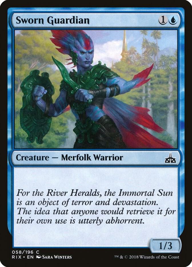 Sworn Guardian 58 card from Rivals of Ixalan