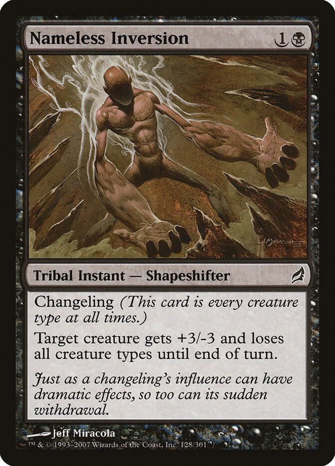 Nameless Inversion 128 card from Lorwyn