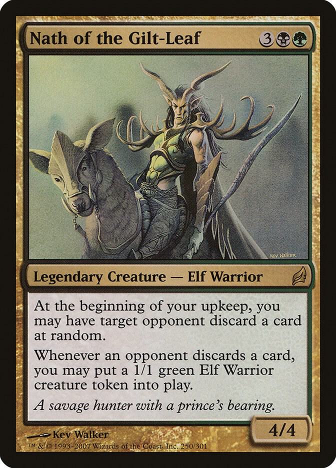 Nath of the Gilt-Leaf 250 card from Lorwyn