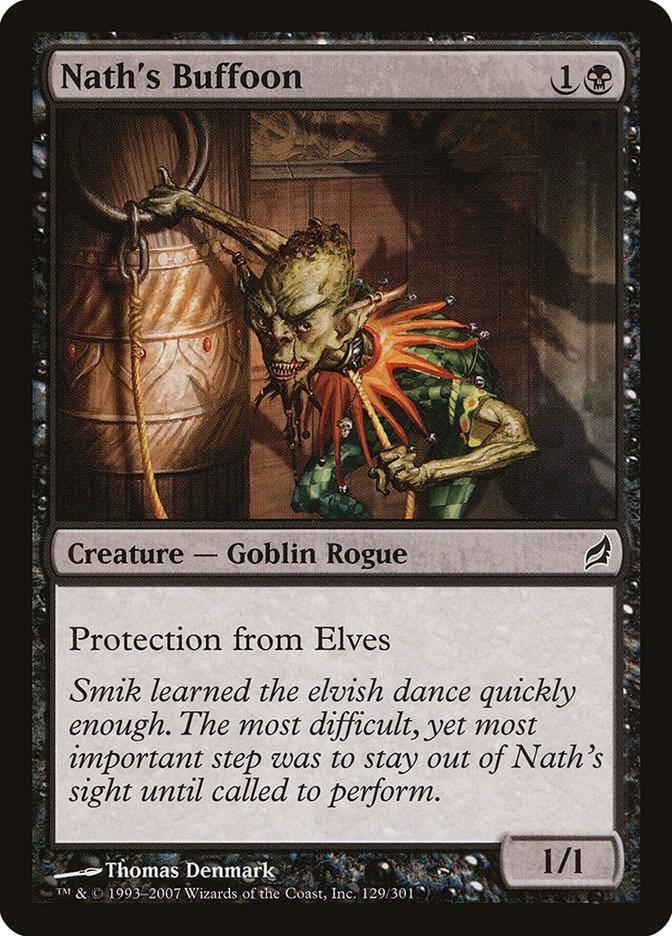 Nath's Buffoon 129 card from Lorwyn