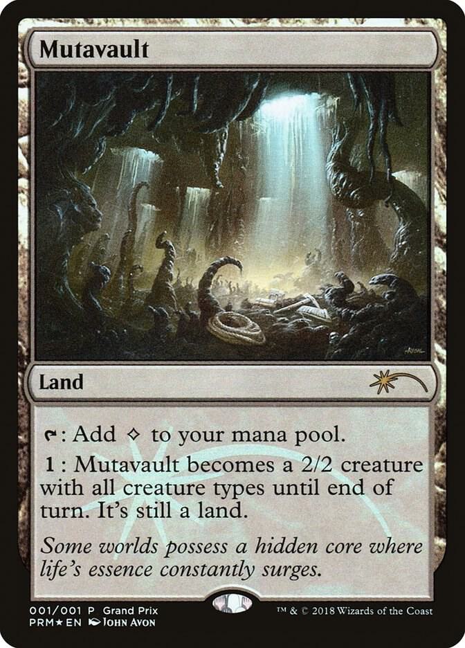 Mutavault 1 card from Grand Prix Promos