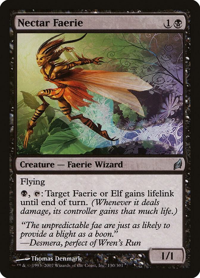 Nectar Faerie 130 card from Lorwyn