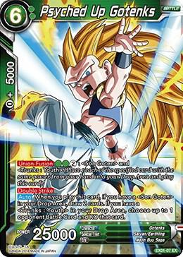 Psyched Up Gotenks EX01-07 card from Expansion Deck Box Set 01: Mighty Heroes