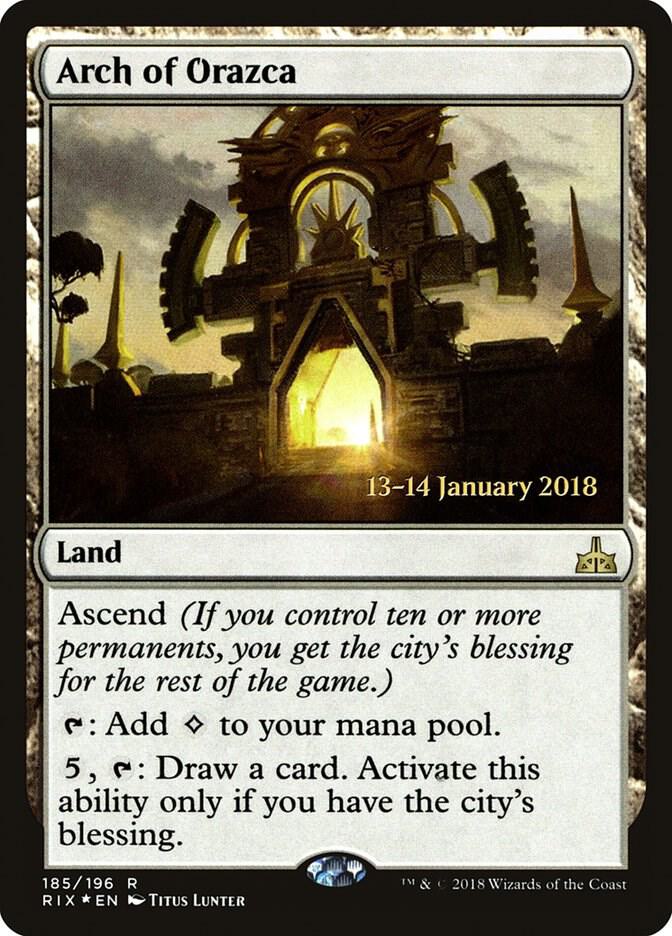 Arch of Orazca 185 card from Prerelease Cards