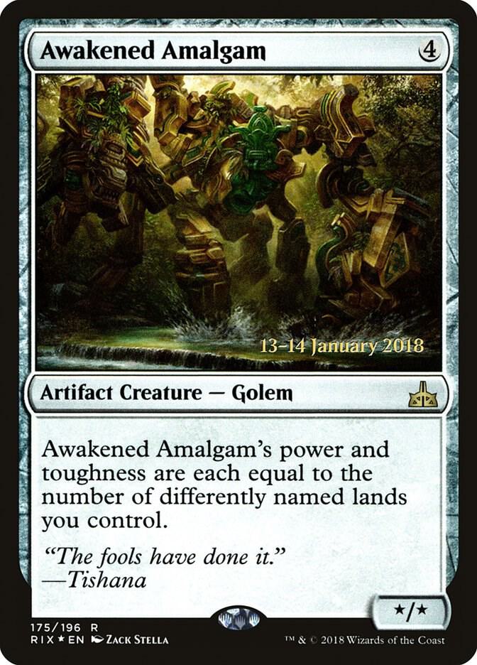 Awakened Amalgam 175 card from Prerelease Cards