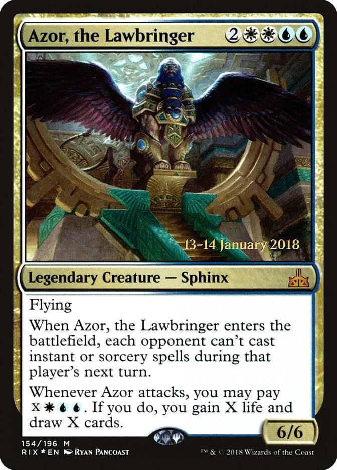 Azor, the Lawbringer 154 card from Prerelease Cards