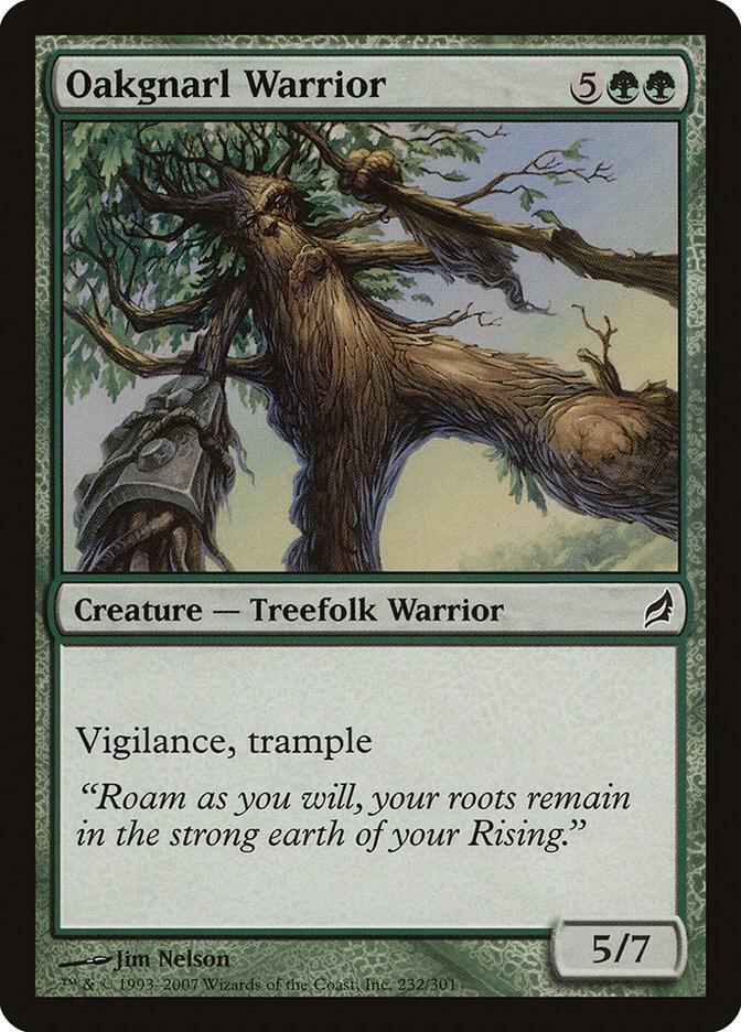 Oakgnarl Warrior 232 card from Lorwyn