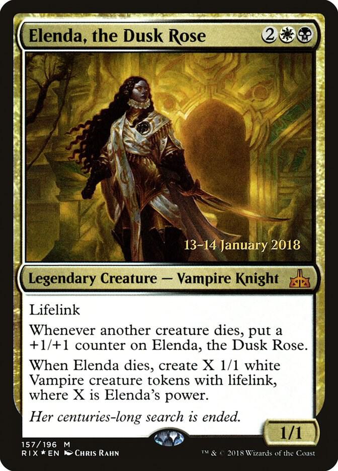 Elenda, the Dusk Rose 157 card from Prerelease Cards