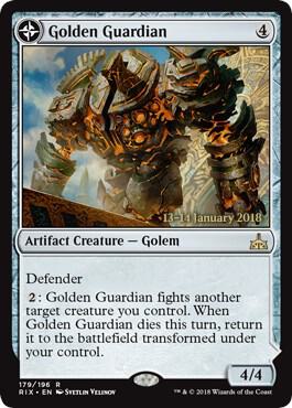 Golden Guardian 179 card from Prerelease Cards