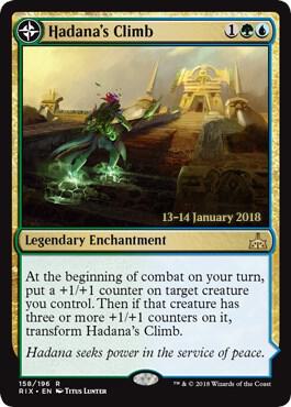 Hadana's Climb 158 card from Prerelease Cards