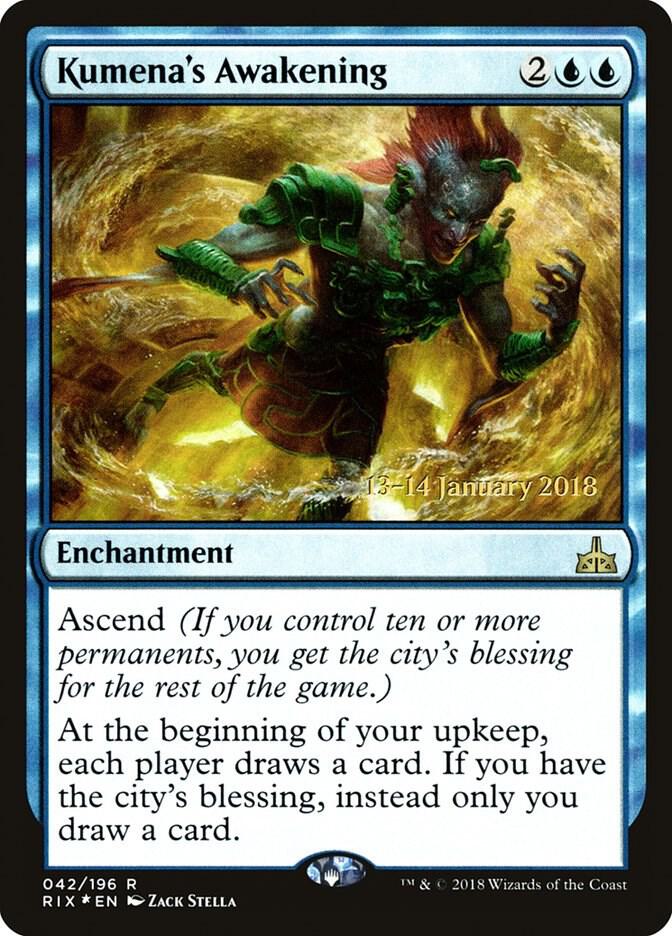 Kumena's Awakening 42 card from Prerelease Cards