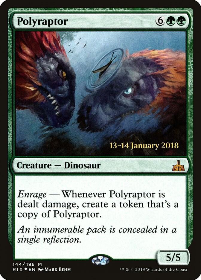 Polyraptor 144 card from Prerelease Cards