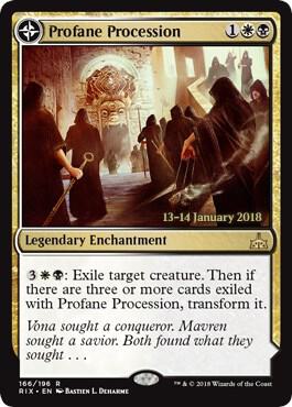 Profane Procession 166 card from Prerelease Cards