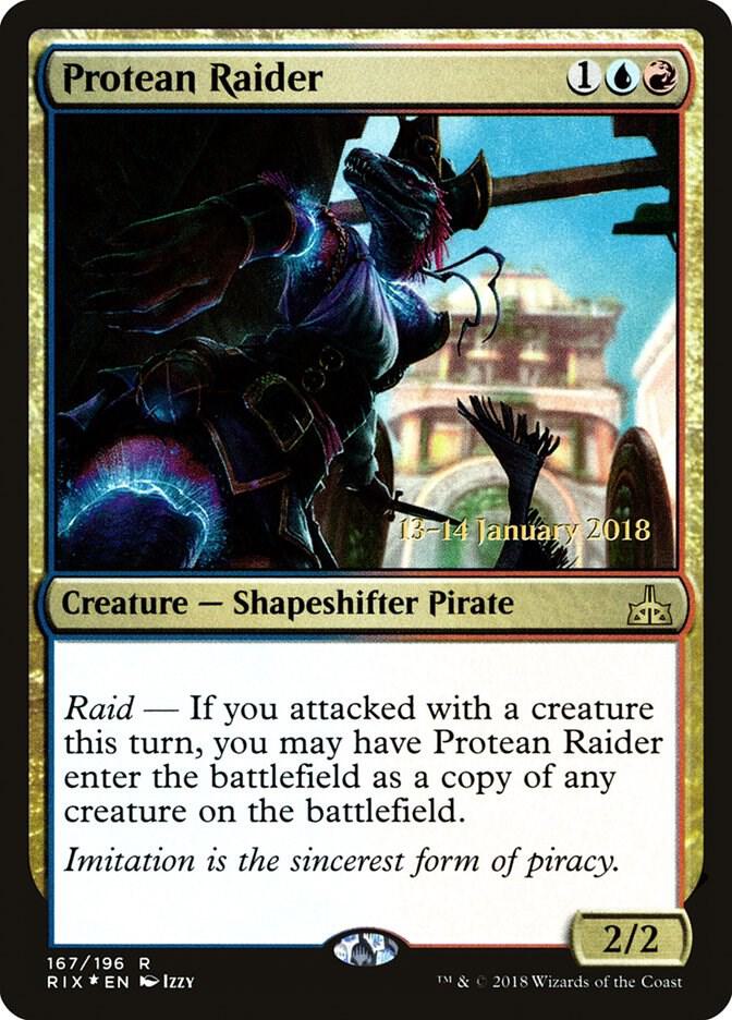 Protean Raider 167 card from Prerelease Cards
