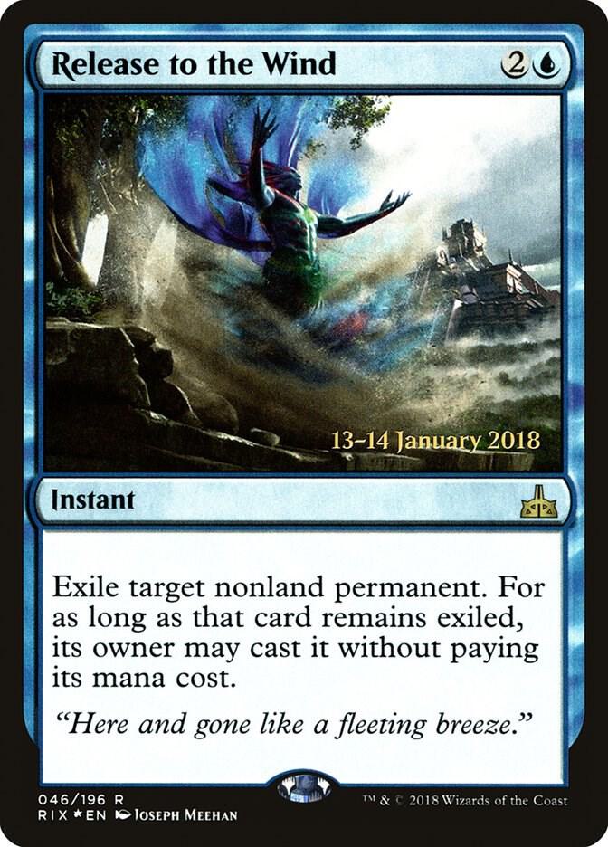 Release to the Wind 46 card from Prerelease Cards